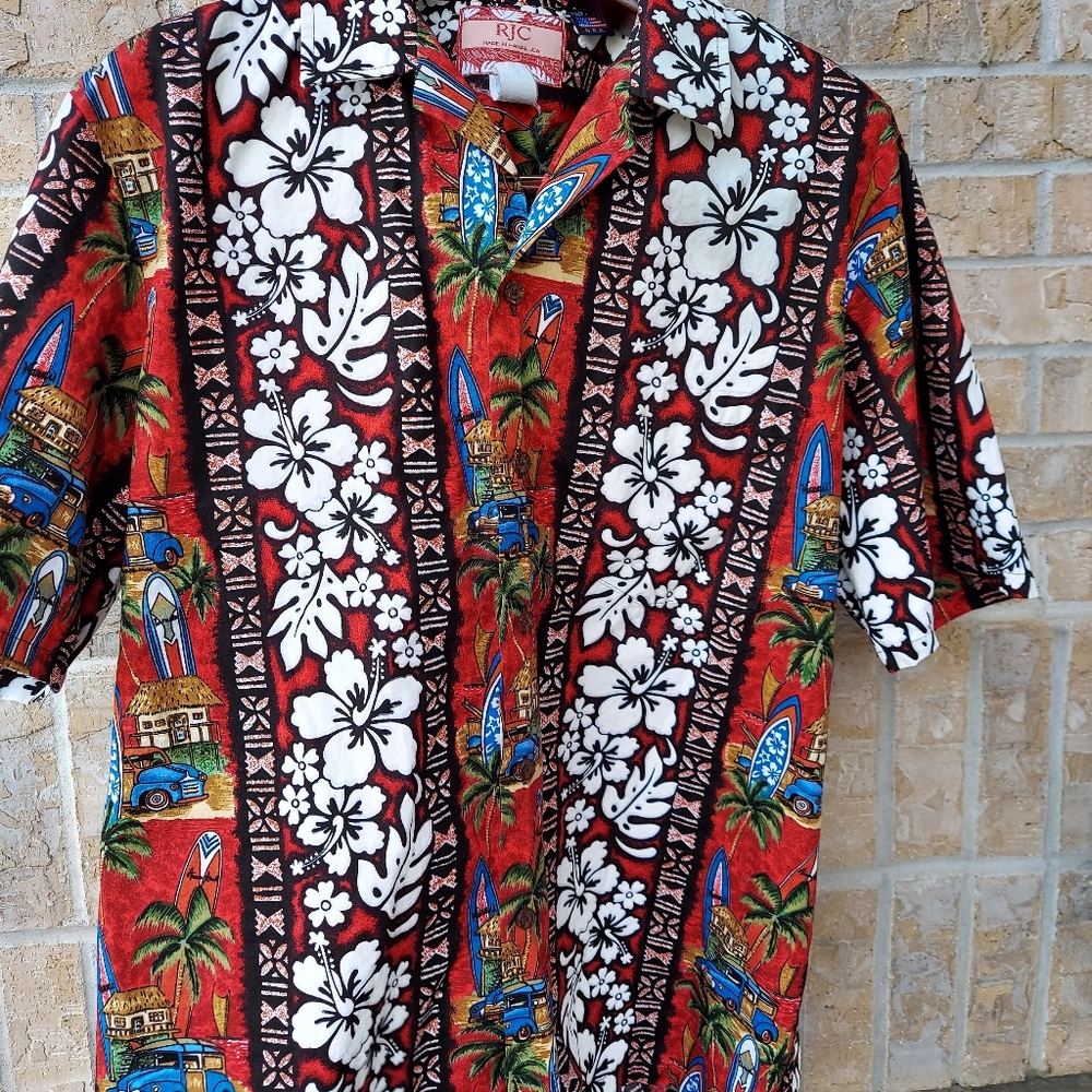 RJC Hawaiian men's shirt😀😀😀 SIZE XL